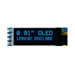 0.91 Inch 128x32 IIC I2C Blue OLED LCD Display