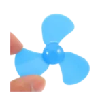 Premium 56mm blue Four-Blade Propeller with 1.95mm Hole | Perfect for RC Models
