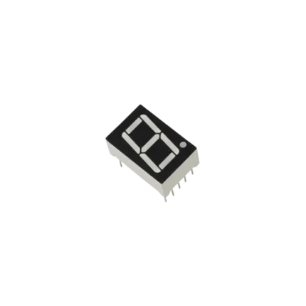 A 0.56-inch single-digit common cathode 7-segment red display module (5011BS) with protruding connector pins.