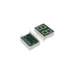 A 0.56-inch 2-digit common cathode 7-segment red display module with protruding connector pins.