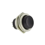 Metal Push Button 2-Pin (Black)