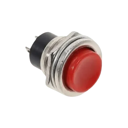 Metal Push Button 2-Pin (red)