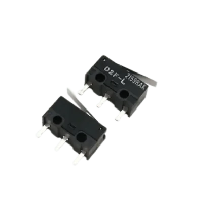 Micro Limit Switch Arm Lever 13mm, 250V 1A SPDT 3-Pin Momentary Plastic