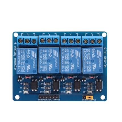4 Channel Isolated 5V 10A Relay Module