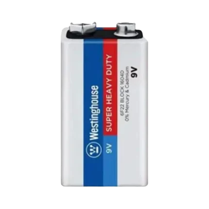 Westinghouse 9V Heavy Duty Zinc Carbon Battery