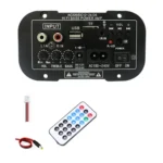 5 Inch 220V Car Bluetooth Amplifier HiFi Bass Power AMP Stereo Digital Amplifier
