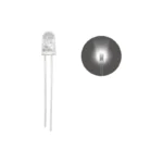 5mm White Round LED
