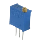 100k ohm 1/2W Horizontal Square Cermet Potentiometer