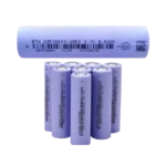 BTW DMEGC INR18650 26E 2600mAh 3.7V cylindrical lithium-ion battery cell with pink outer heat shrink sleeve and flat top terminals.