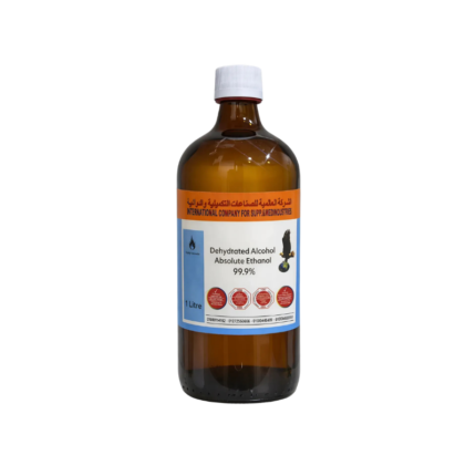 A bottle of high-purity 99% ethyl alcohol solvent designed for electronics maintenance, PCB cleaning, and workshop use.