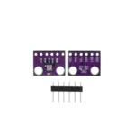 A tiny purple or blue GY-BMP280 barometer sensor module featuring a Bosch IC chip and gold header pins.