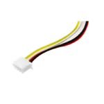 A JST XH 2.54mm 4-pin female connector cable assembly featuring 20cm pre-crimped multi-colored wires.