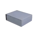 NFN-182 ABS plastic project enclosure box measuring 150x100x50mm with its top lid and four corner screws.