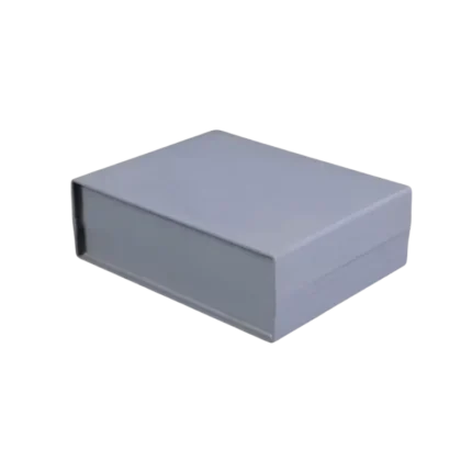 NFN-182 ABS plastic project enclosure box measuring 150x100x50mm with its top lid and four corner screws.