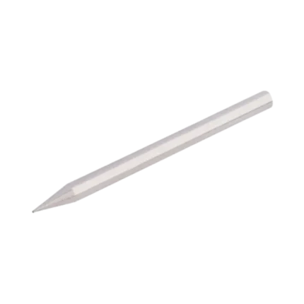 A genuine silver Goot R-48B Japan 40W conical replacement soldering iron tip with a pre-tinned tip point.