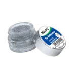 A RELIFE RL-461A soldering iron tip refresher tin container used for cleaning and restoring oxidized soldering tips.
