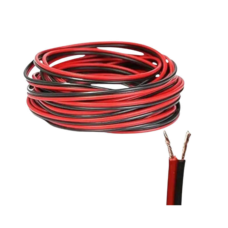 Speaker Cable-Express-0.5mm A 100-meter spool of high-quality 0.5mm² twin-core speaker cable designed for audio and low-voltage wiring.